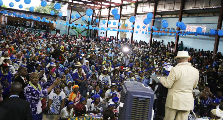 image Campagne électorale /  Azali tient son meeting de Mutsamudu dans un stade de Missiri plein à craquer